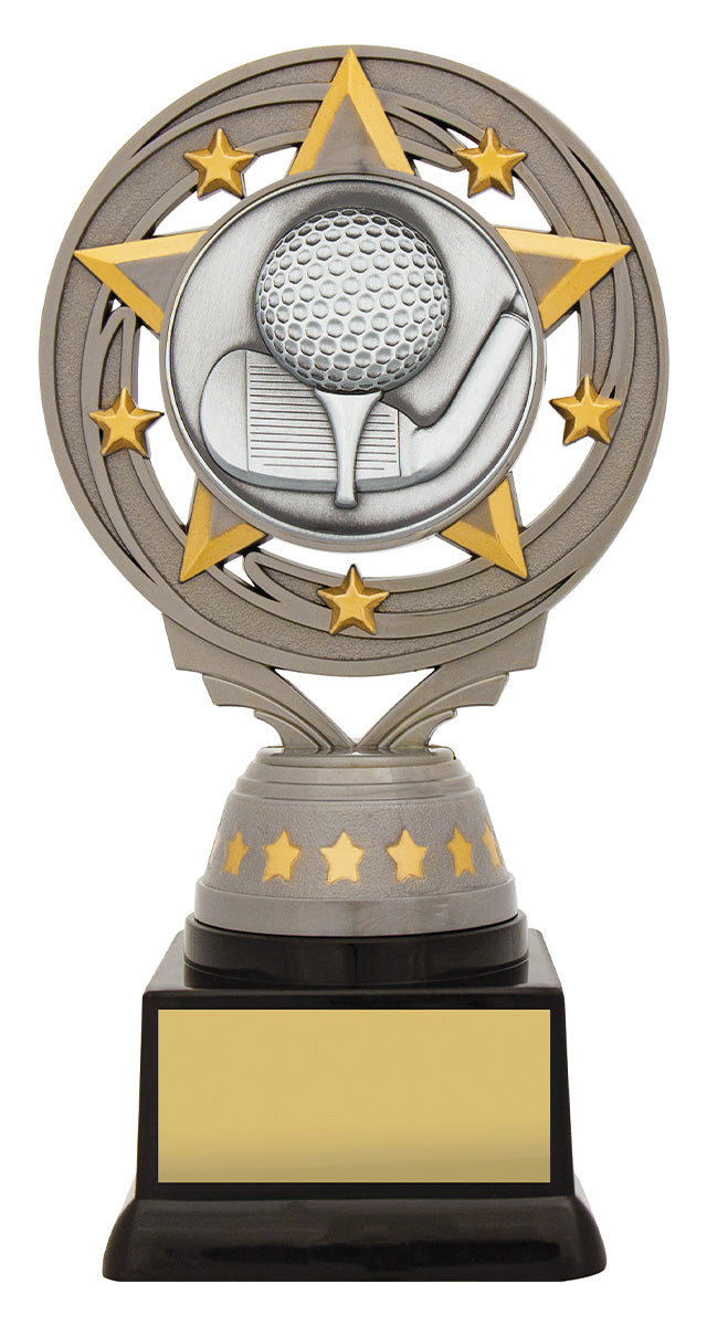 Silver Golf Torch 165mm