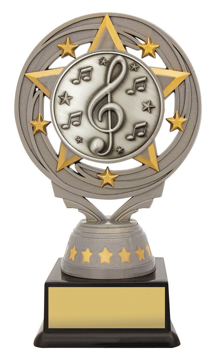 Silver Music Torch 150mm