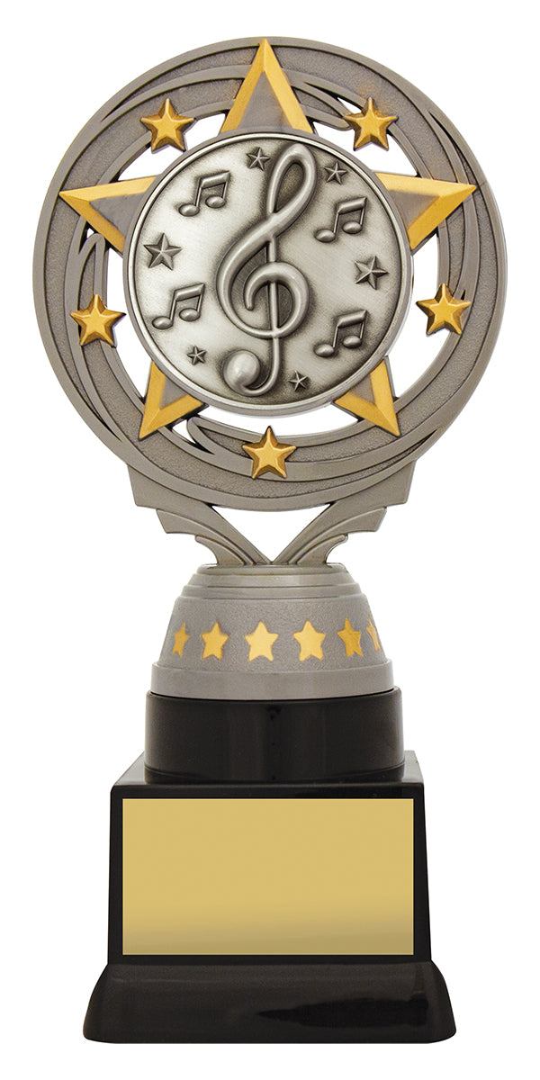 Silver Music Torch 180mm