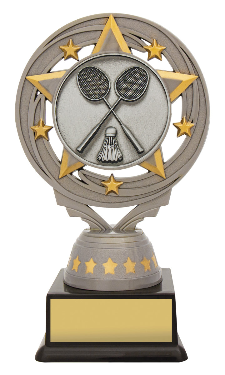 Silver Badminton Torch 150mm