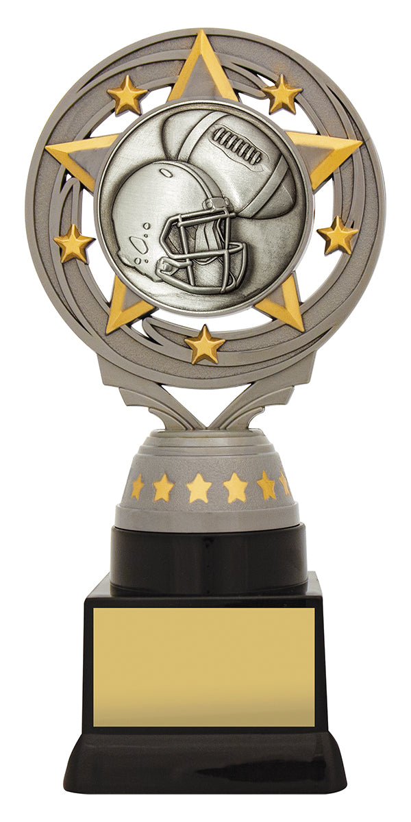 Silver American Football Torch 180mm