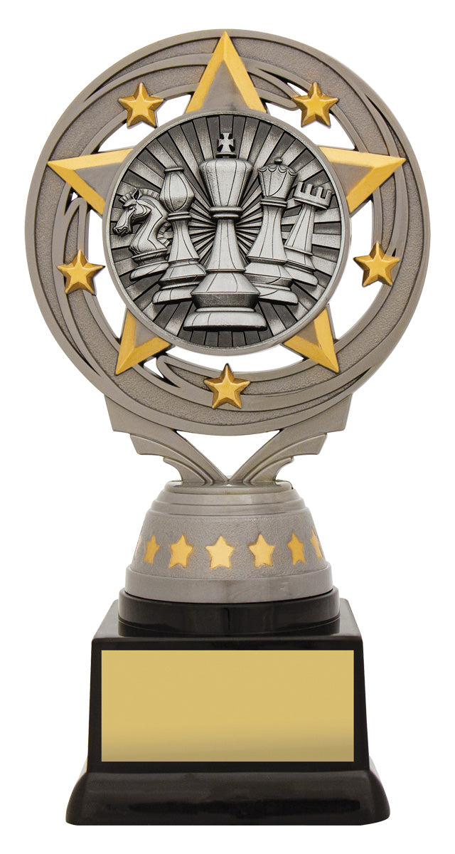 Silver Chess Torch 165mm