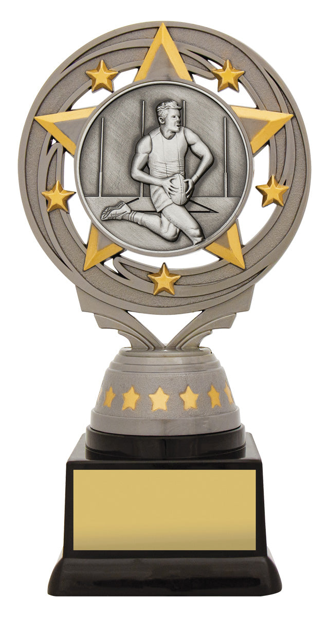 Silver Male Footy Torch 165mm