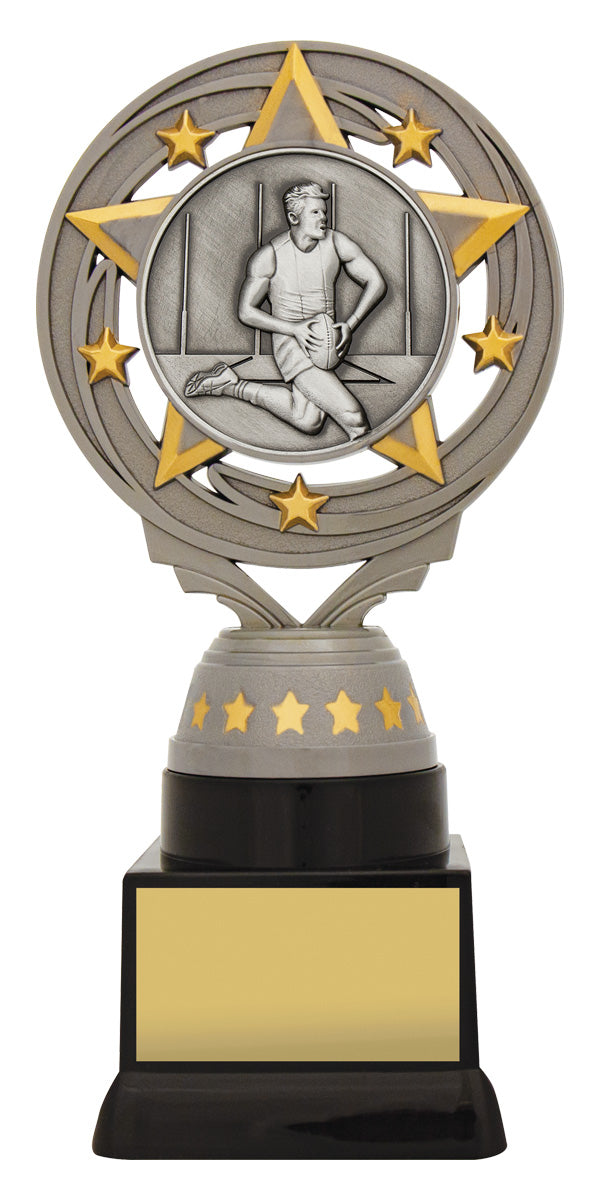 Silver Male Footy Torch 180mm