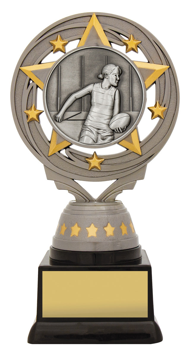 Silver Female Footy Torch 165mm