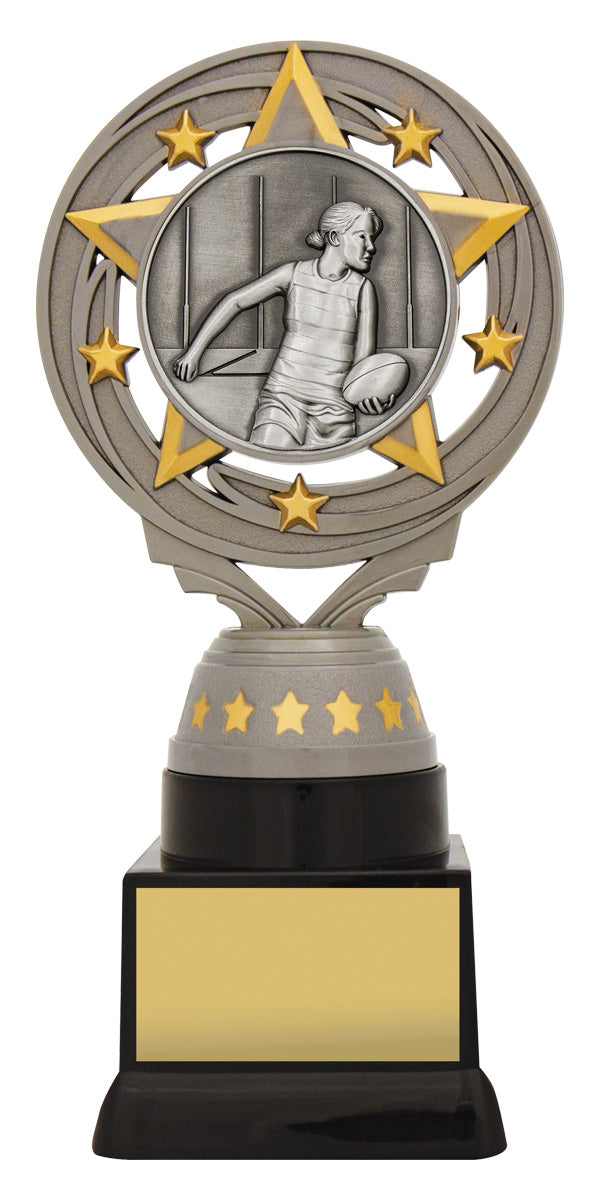 Silver Female Footy Torch 180mm