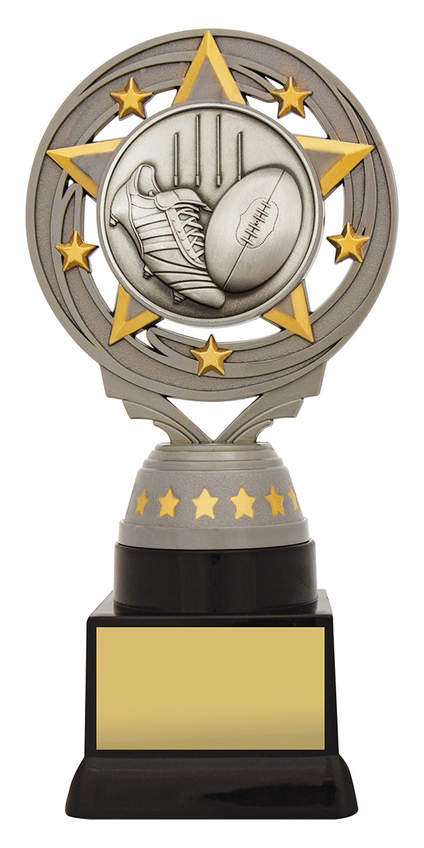 Silver Aussie Rules Torch 180mm