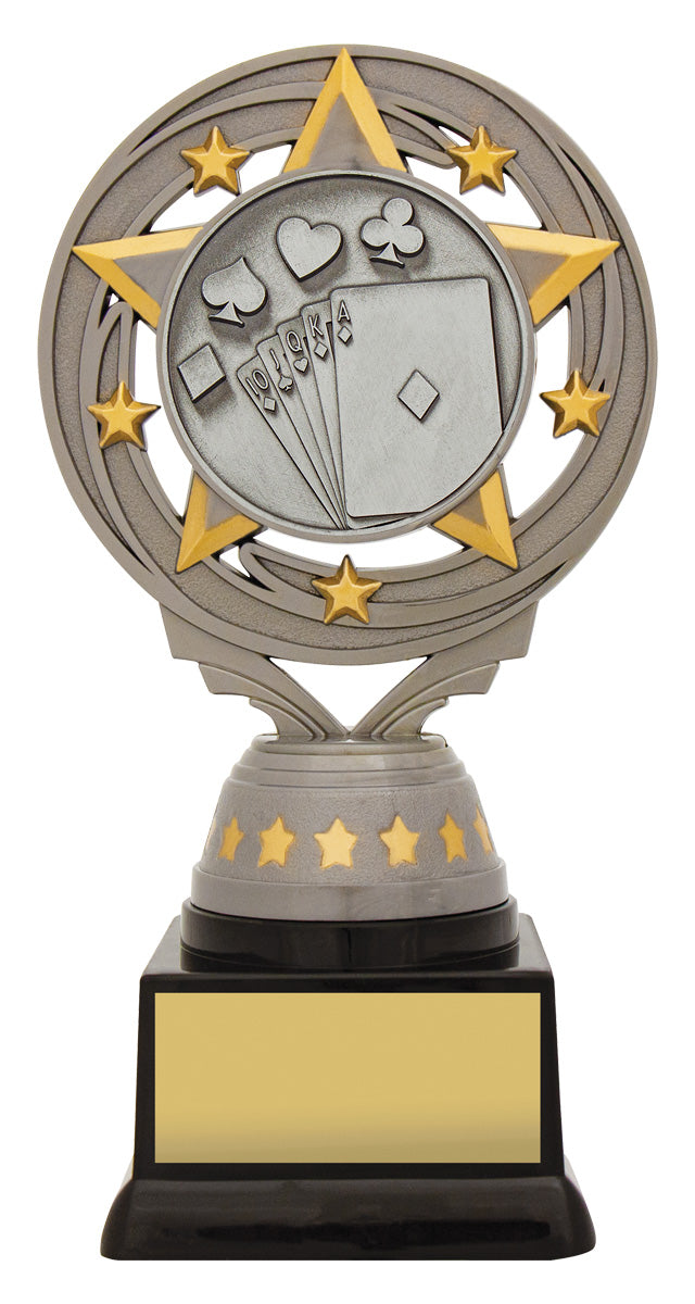 Silver Cards Torch 165mm