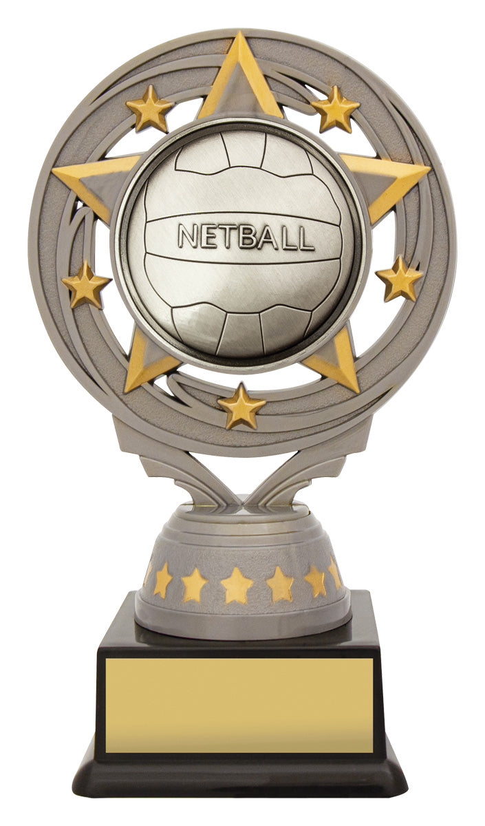 Silver Netball Torch 150mm