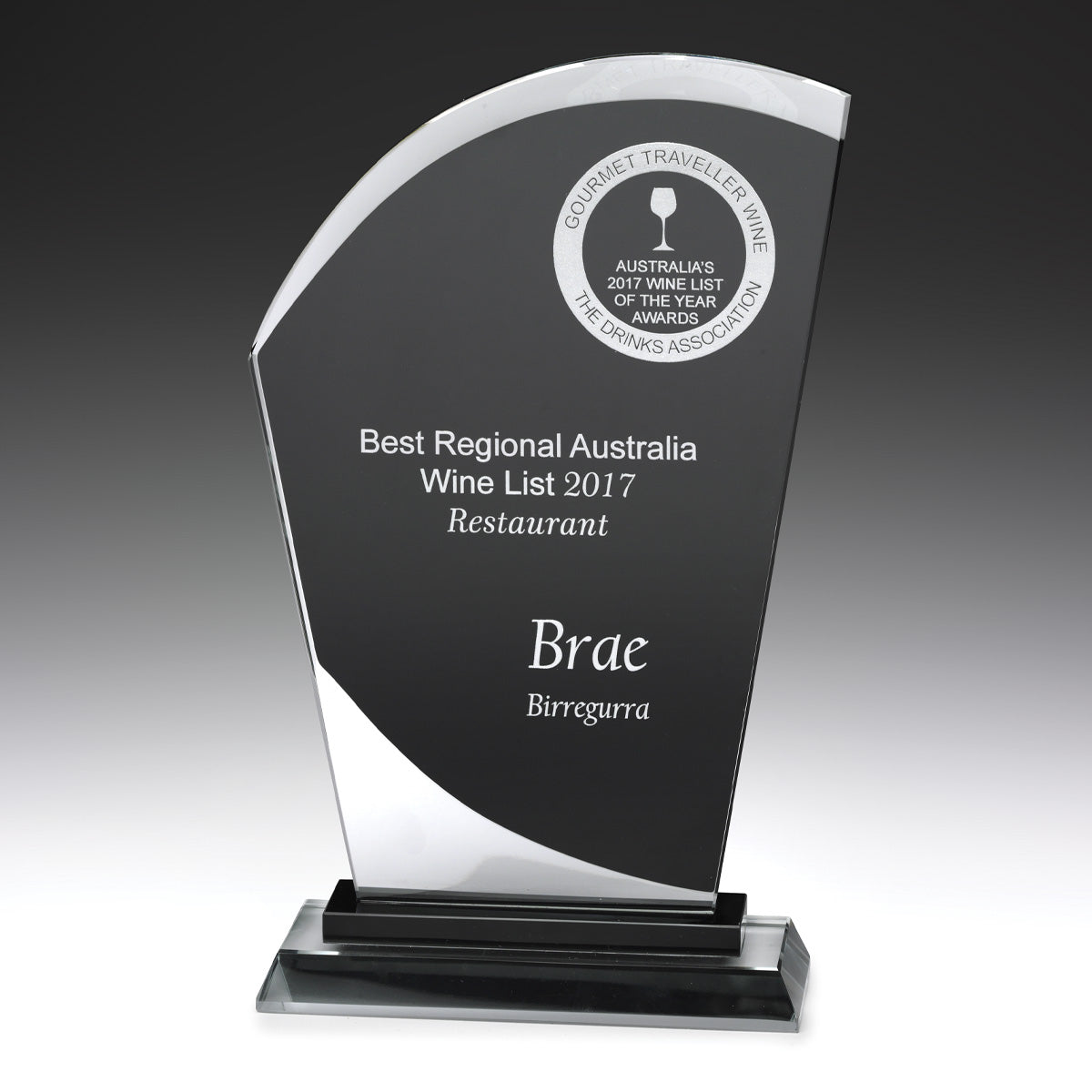 Glass Black Impulse 220mm