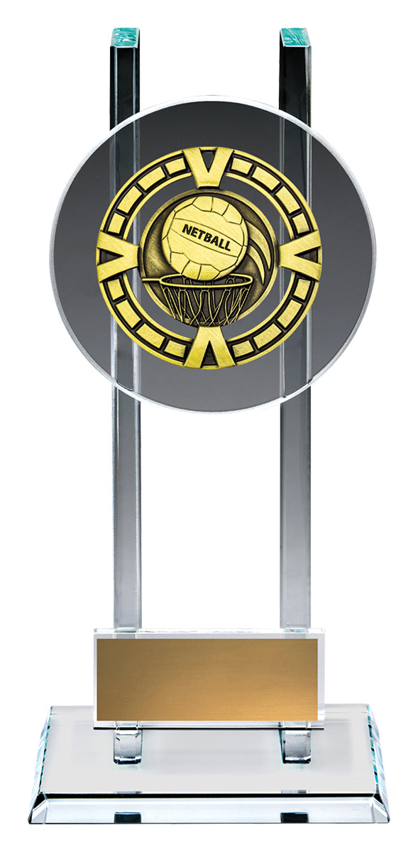 Glass Varsity - Netball 165mm