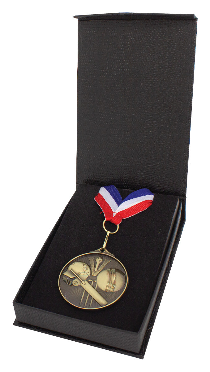 Flip-Top Box - Ribbon & Medal 145mm