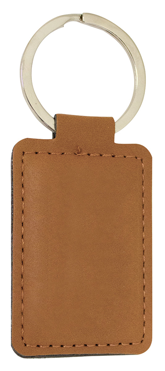 Leatherette Keychain - Rawhide 60mm