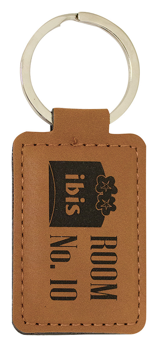 Leatherette Keychain - Rawhide 60mm