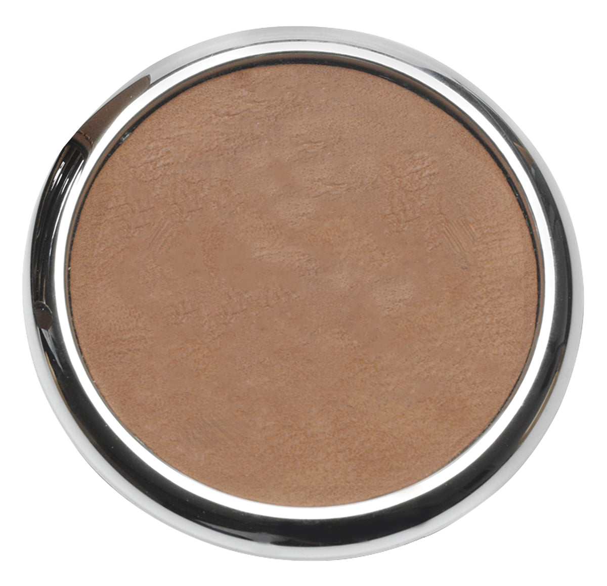 Coaster Set Rawhide & Metal 80mm