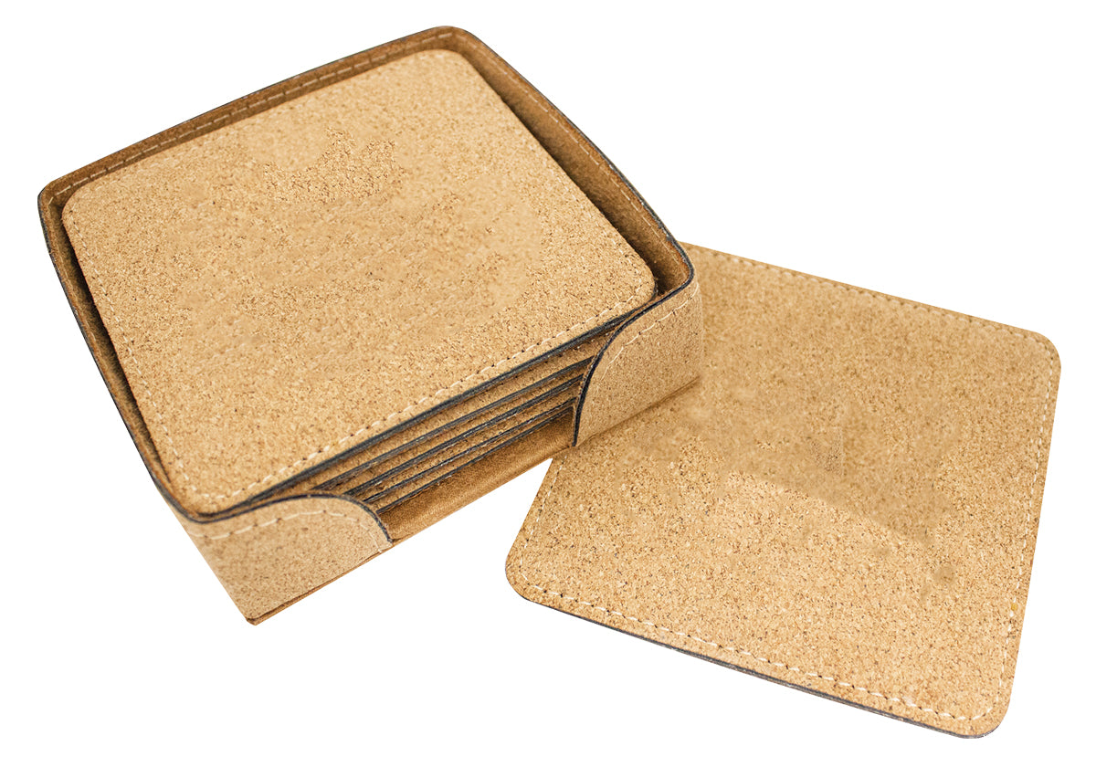 Cork Coaster Set 100mm