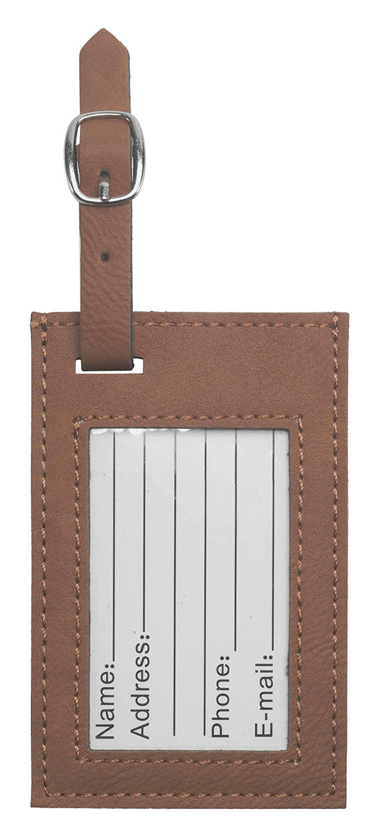 Leatherette Luggage Tag 110mm