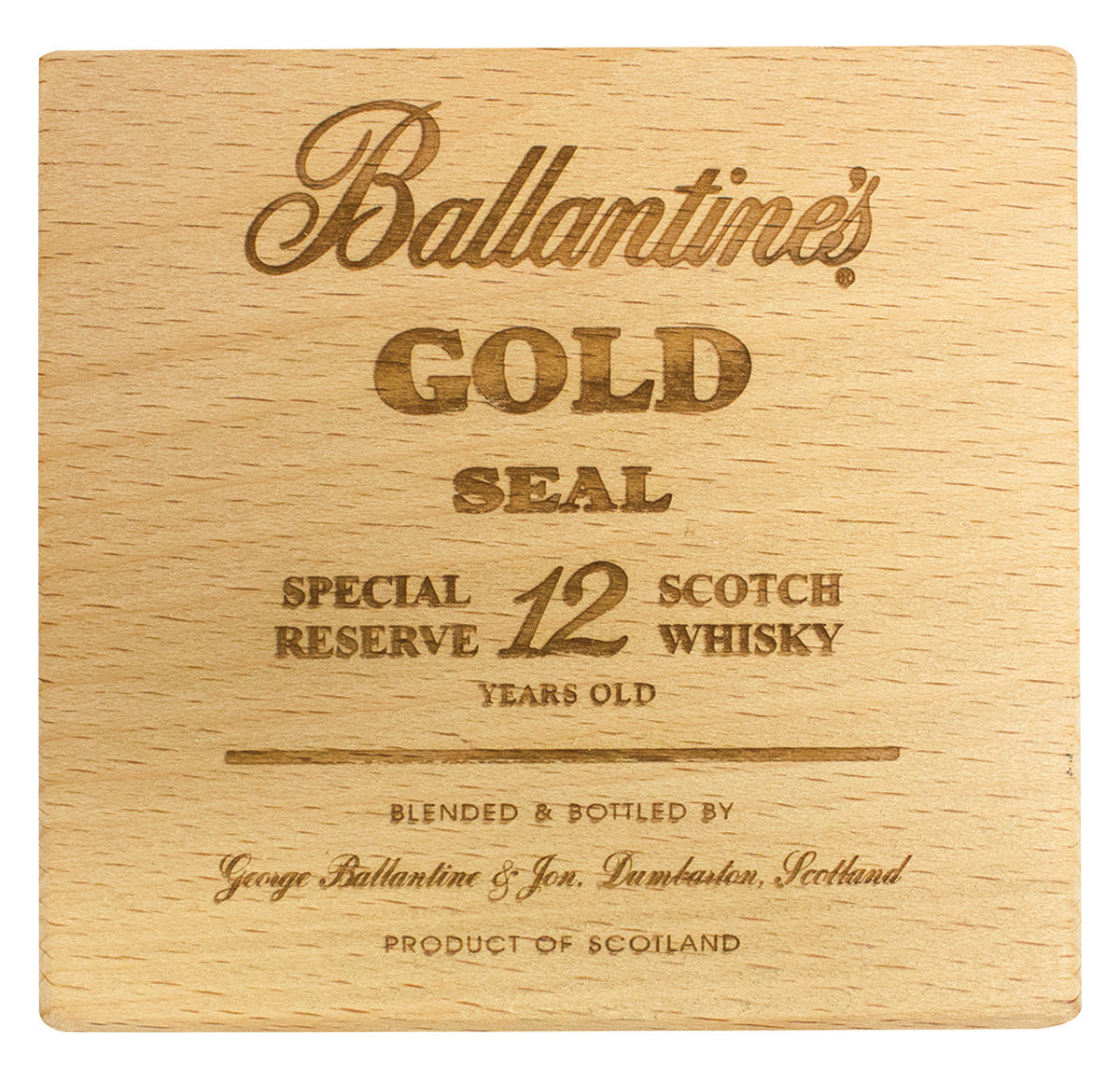 Timber Coaster - Square 90mm