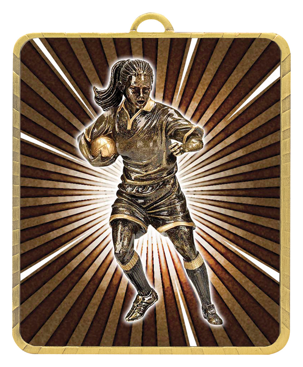 Gold Lynx Medal - Rugby Female Gold