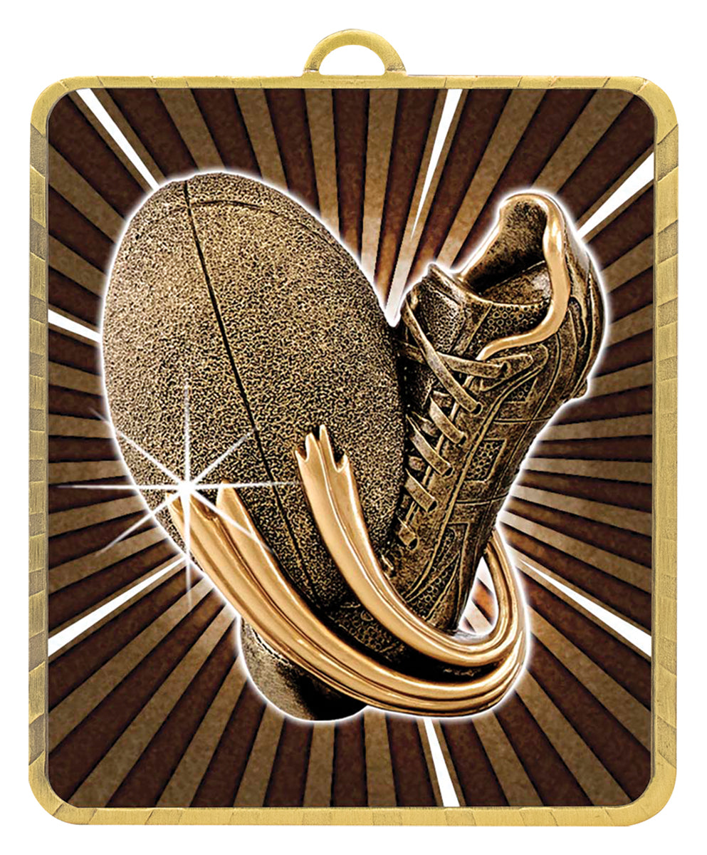 Gold Lynx Medal - Rugby Gold