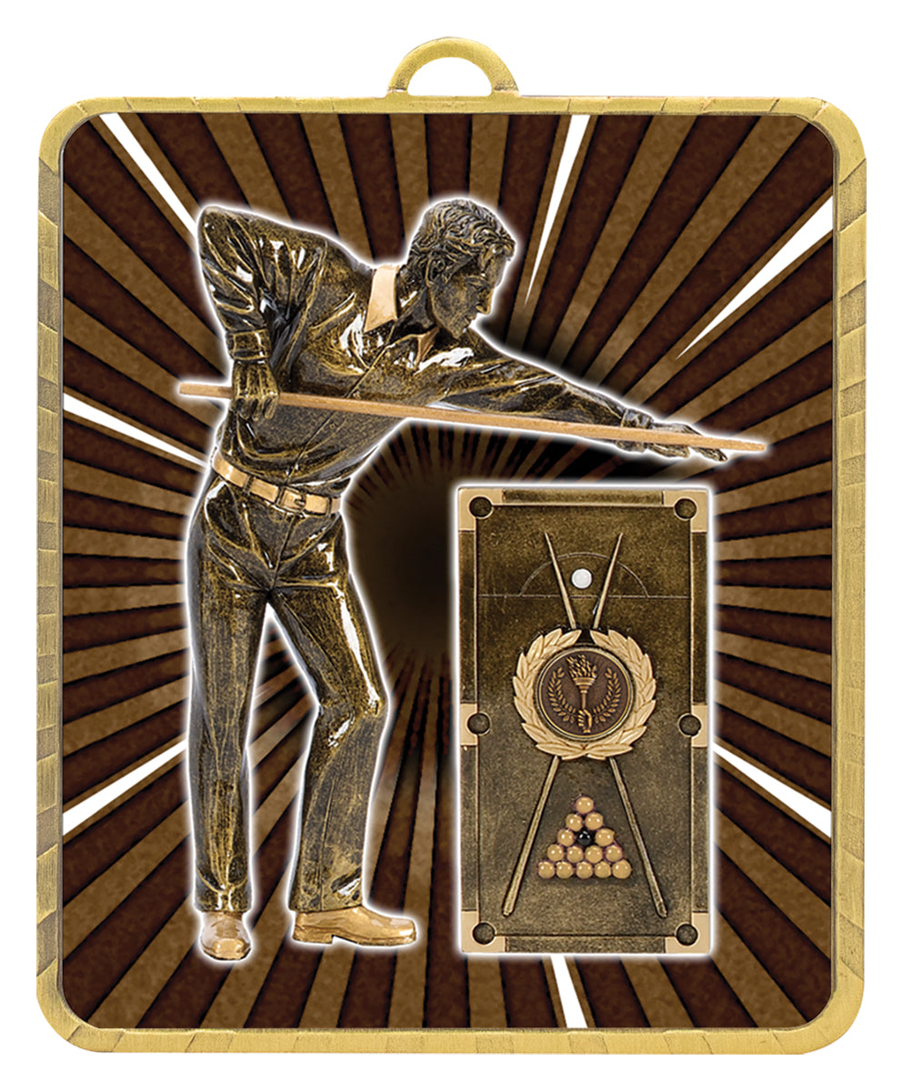 Gold Lynx Medal - Snooker / Pool Gold