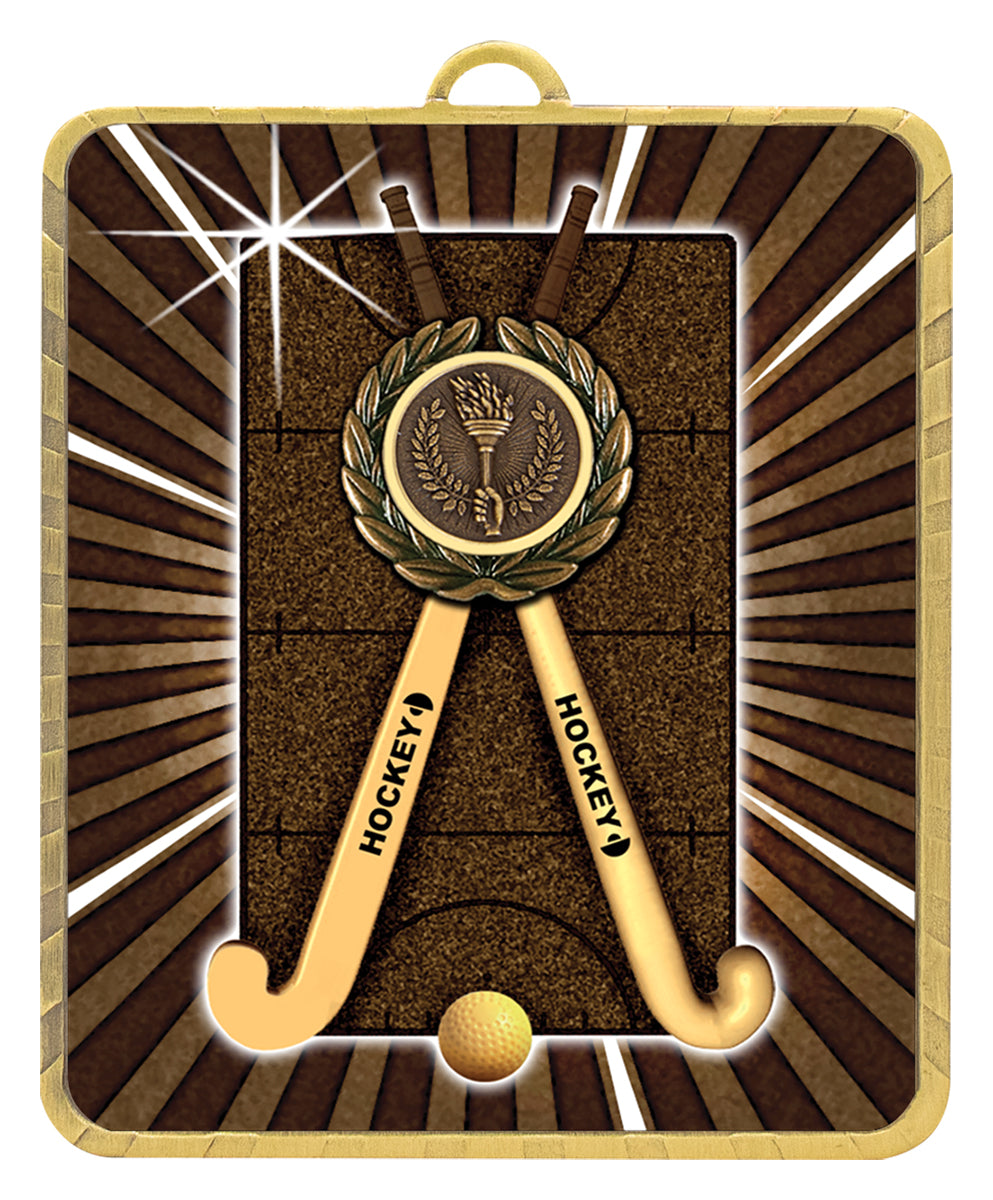 Gold Lynx Medal - Hockey Gold
