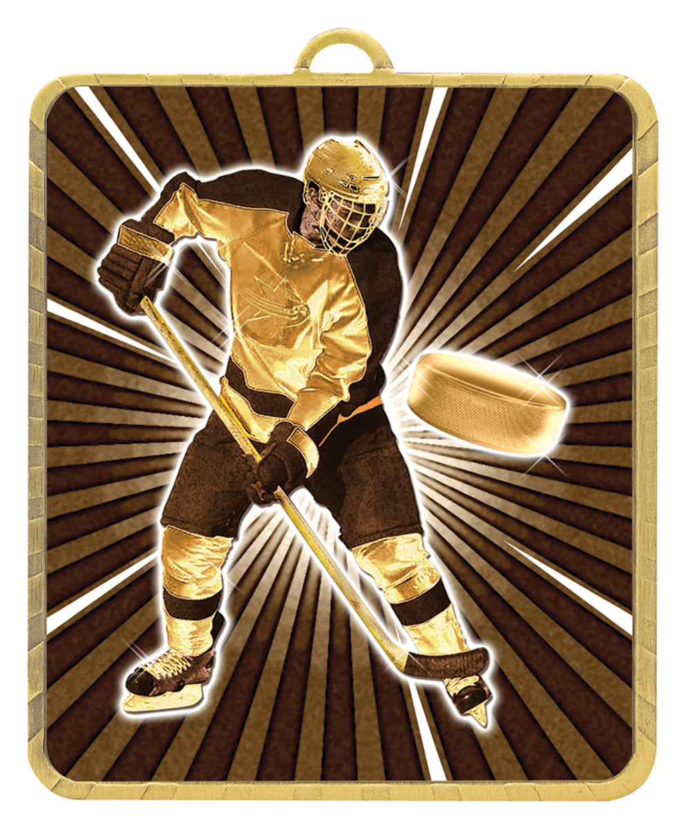 Gold Lynx Medal - Ice Hockey Gold