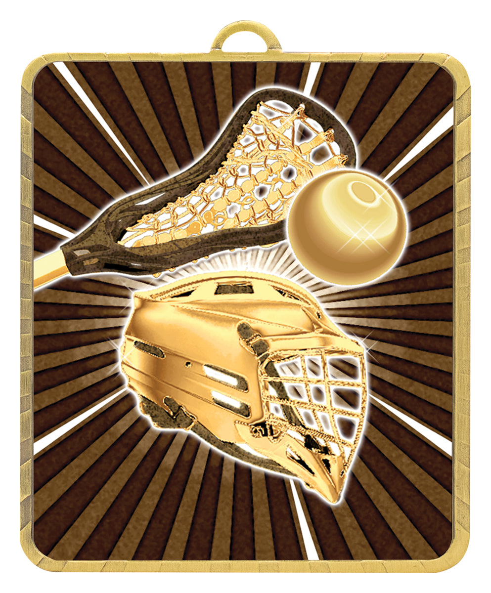 Gold Lynx Medal - Lacrosse Gold