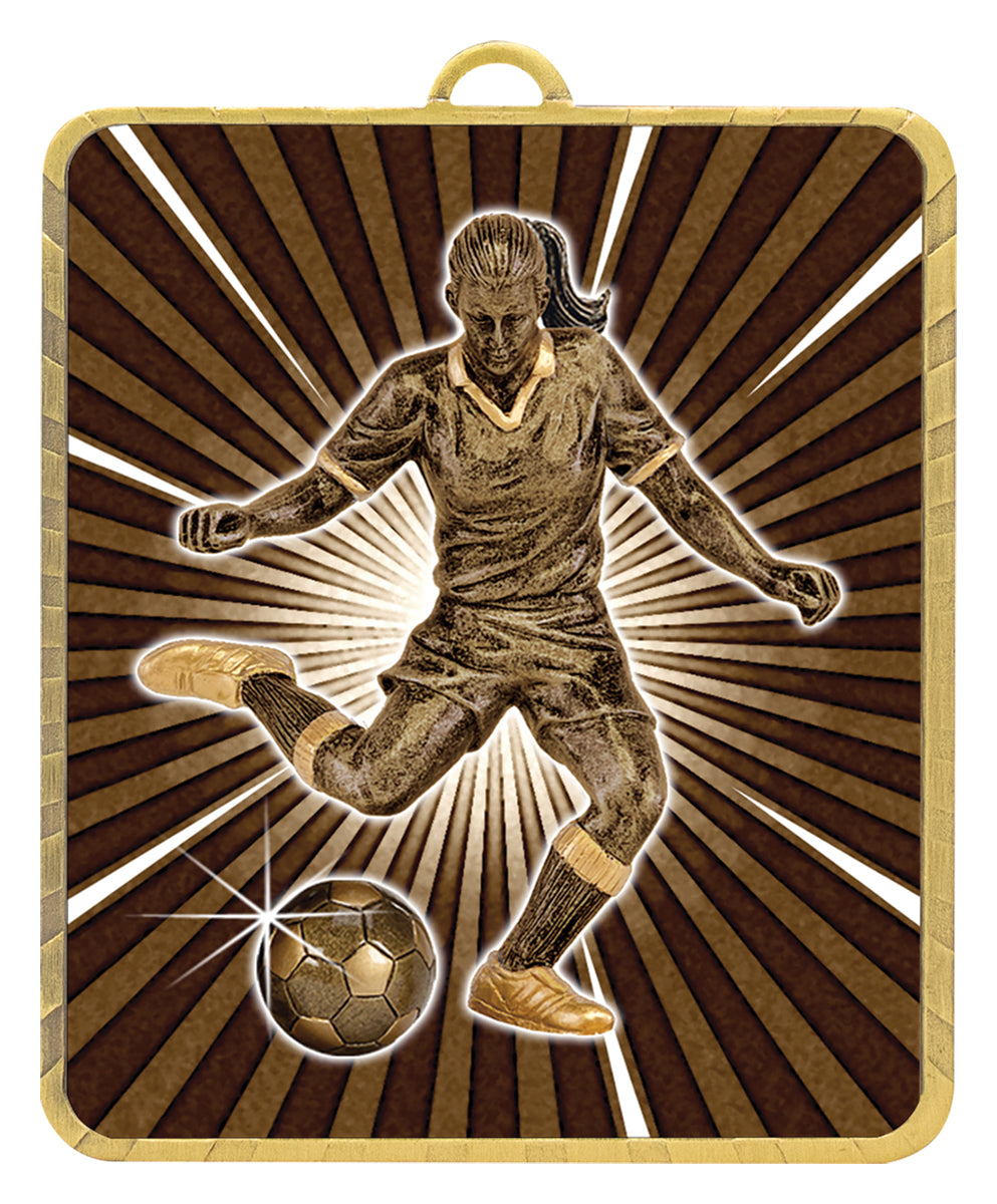 Gold Lynx Medal - Football Female Gold