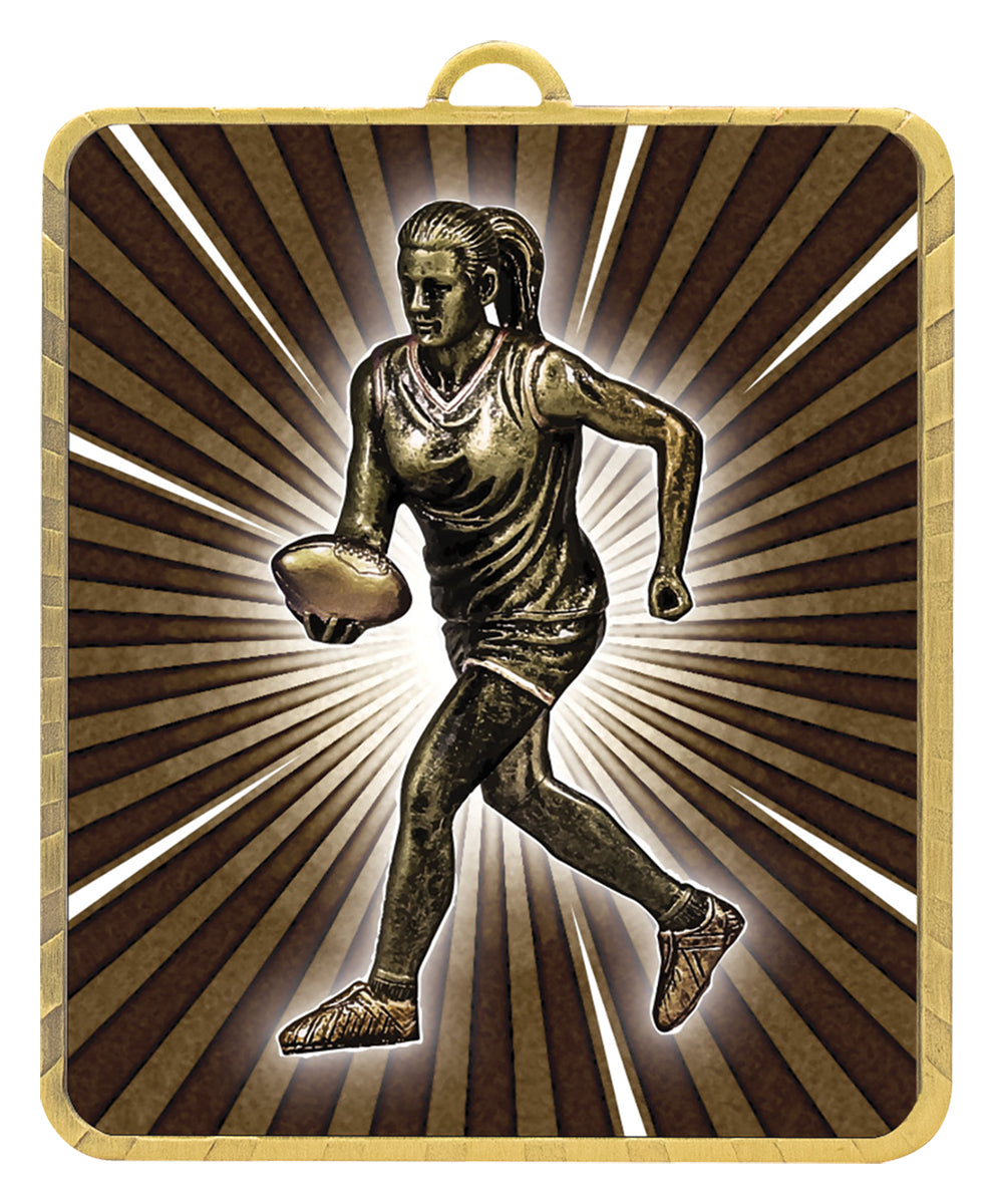 Gold Lynx Medal - Aussie Rules Female Gold