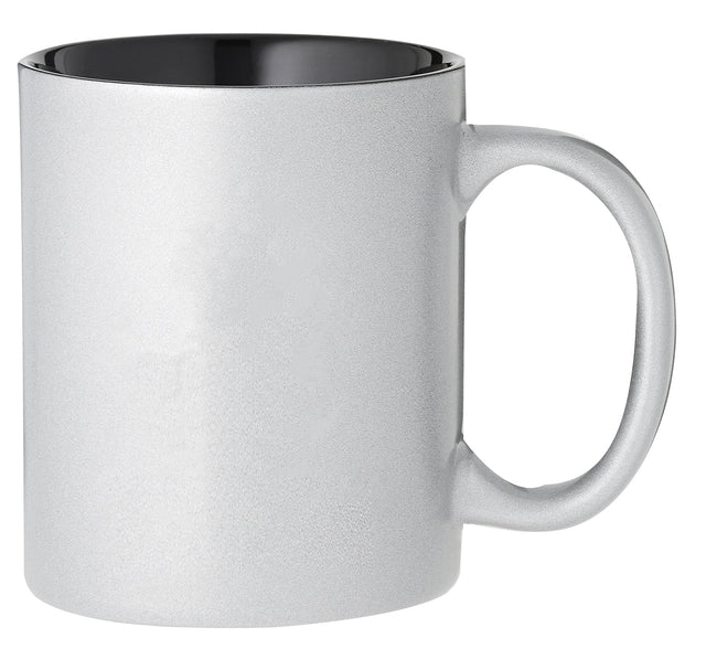 Silver Coffee Mug 325ml