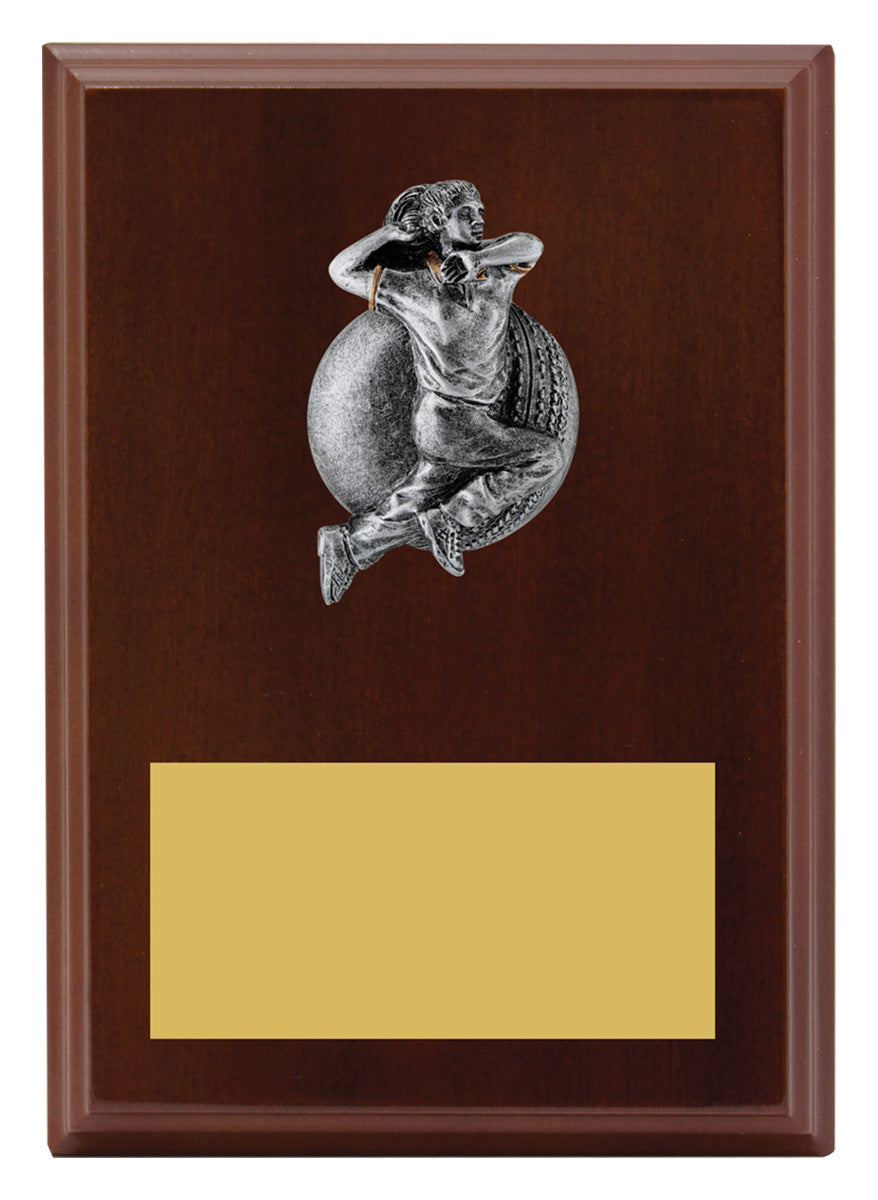 Plaque - Female Bowling 175mm
