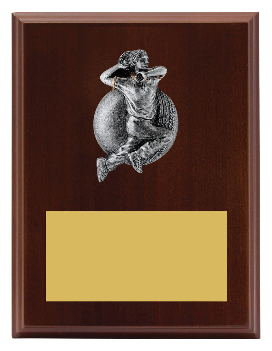 Plaque - Female Bowling 200mm