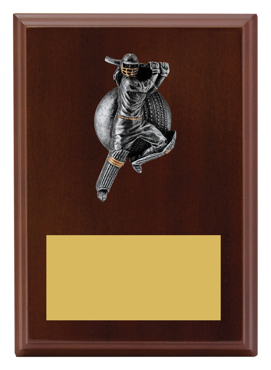 Plaque - Female Batting 175mm