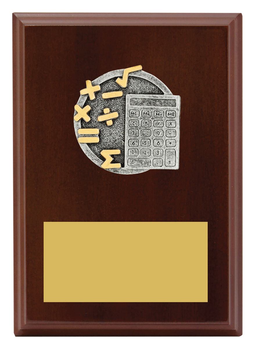 Peak Plaque Maths 175mm