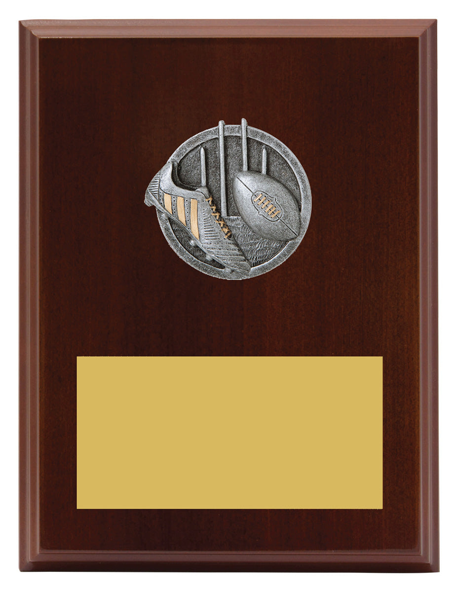 Peak Plaque Aussie Rules 200mm
