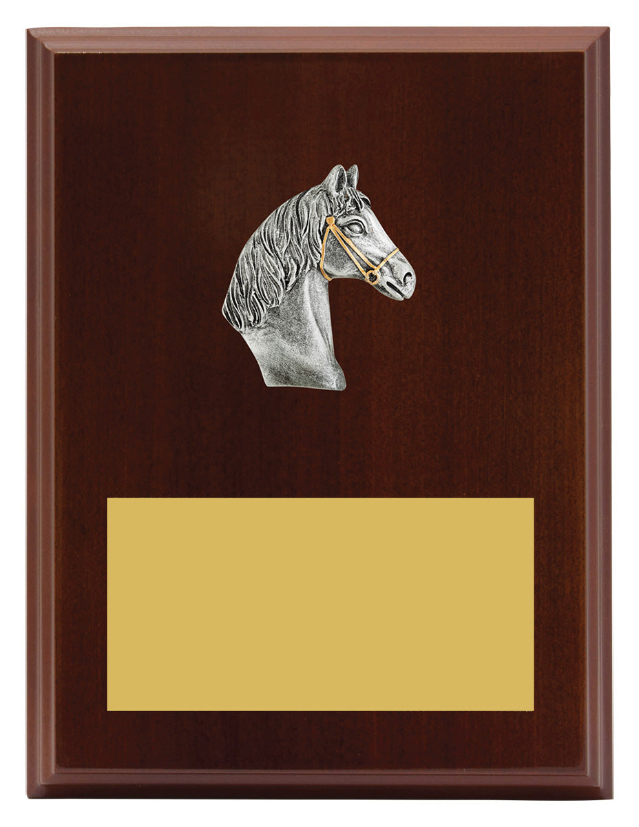 Peak Plaque Horse 200mm
