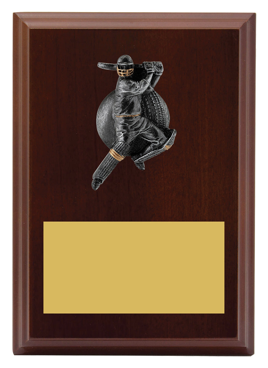Plaque - Male Batting 150mm