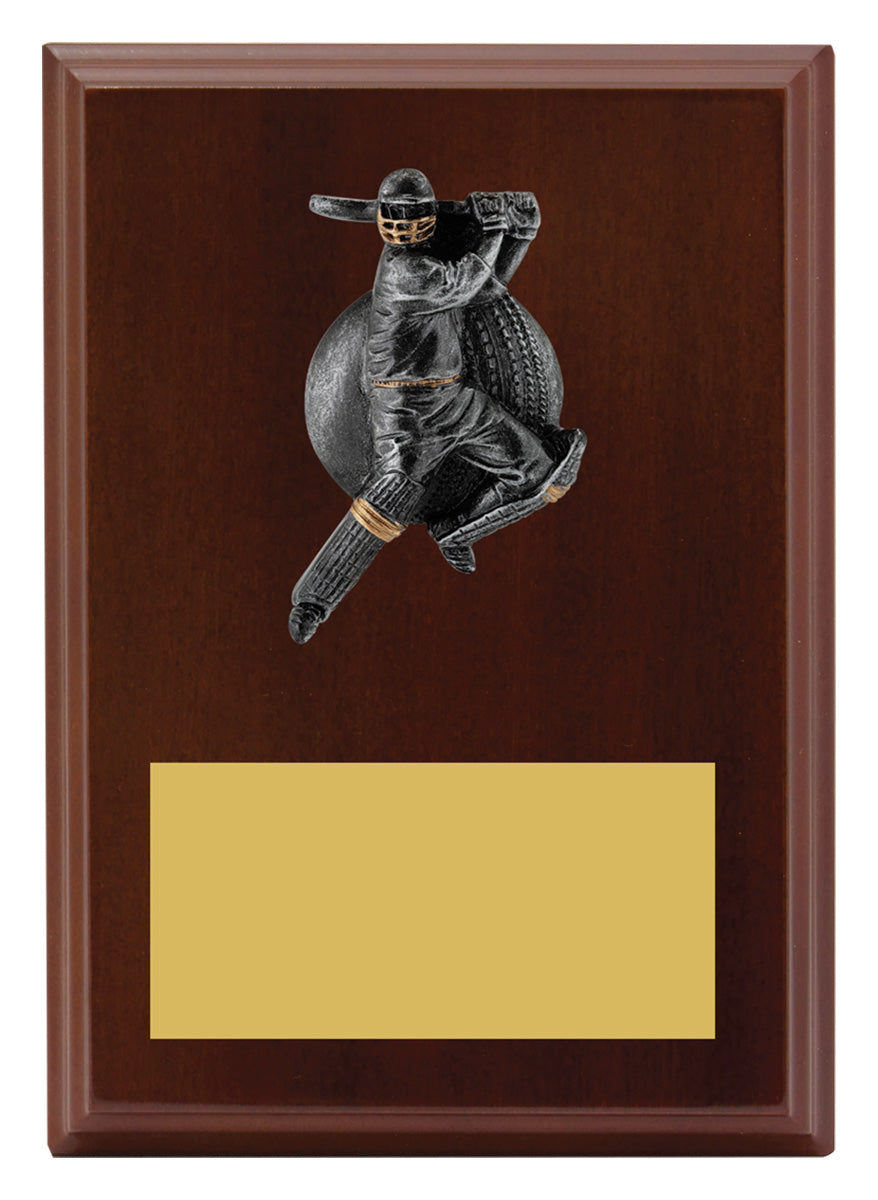 Plaque - Male Batting 175mm