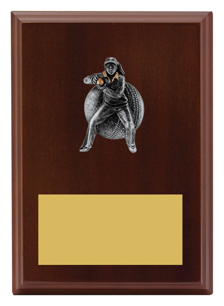Plaque - Female Fielding 175mm