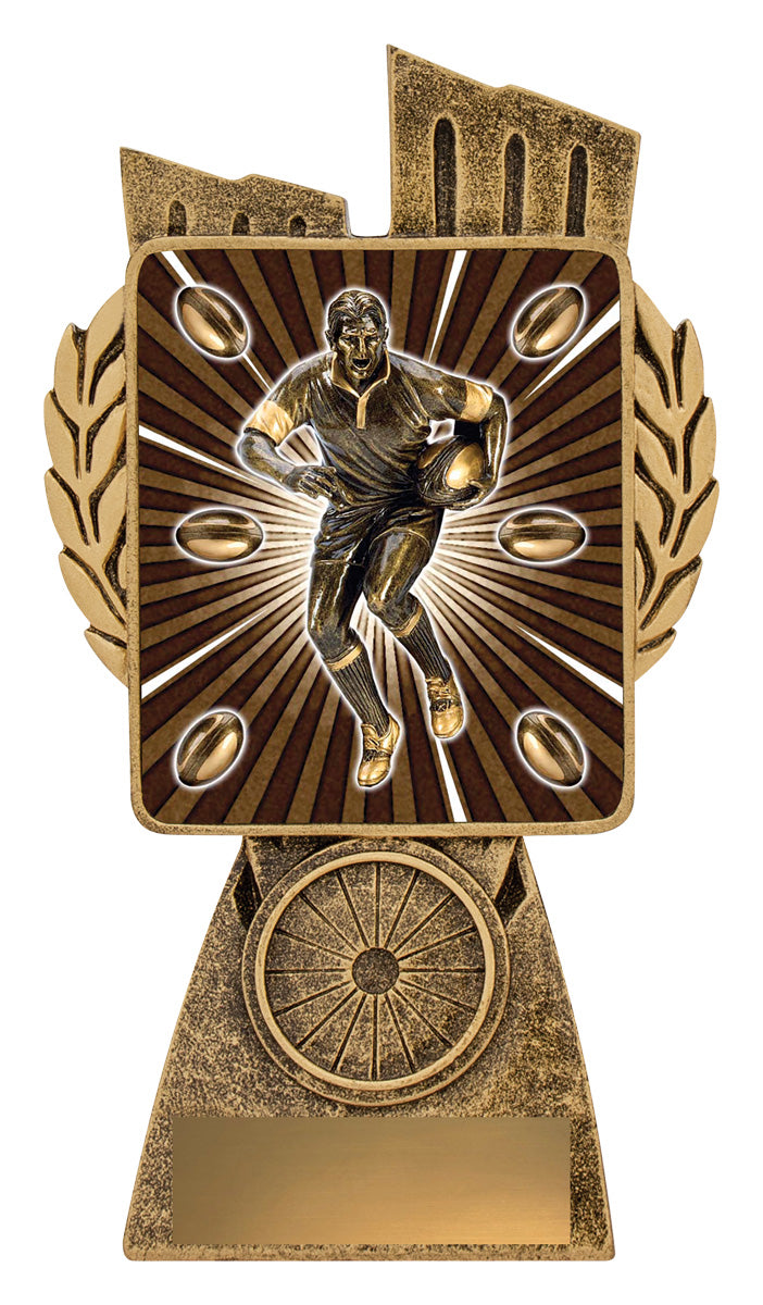 Antique Gold Lynx - Male Rugby 150mm