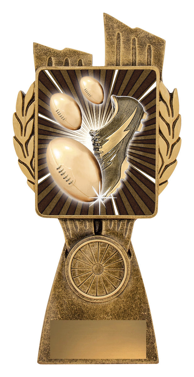 Antique Gold Lynx - Aussie Rules Theme 175mm