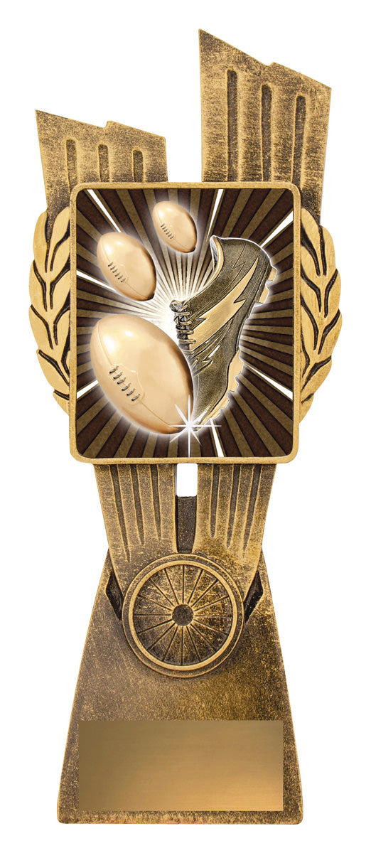 Antique Gold Lynx - Aussie Rules Theme 210mm