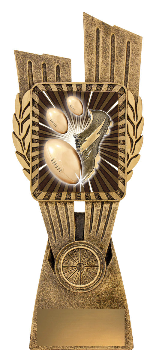 Antique Gold Lynx - Aussie Rules Theme 245mm