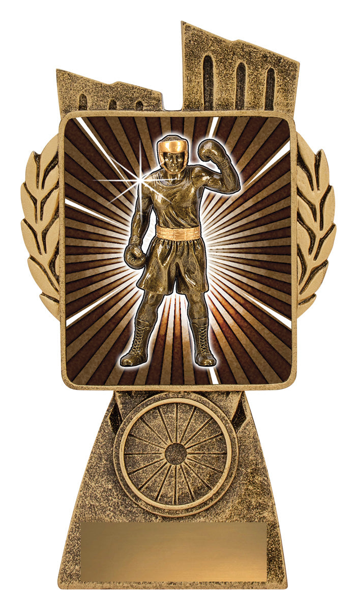 Antique Gold Lynx - Boxing 150mm