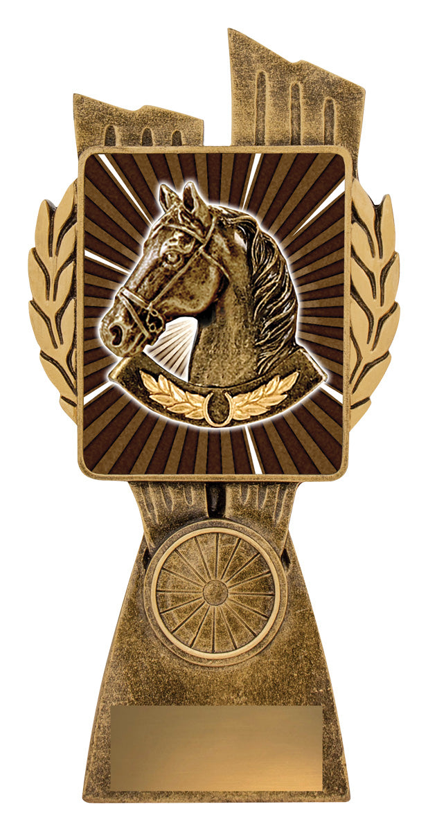 Antique Gold Lynx - Horse 175mm