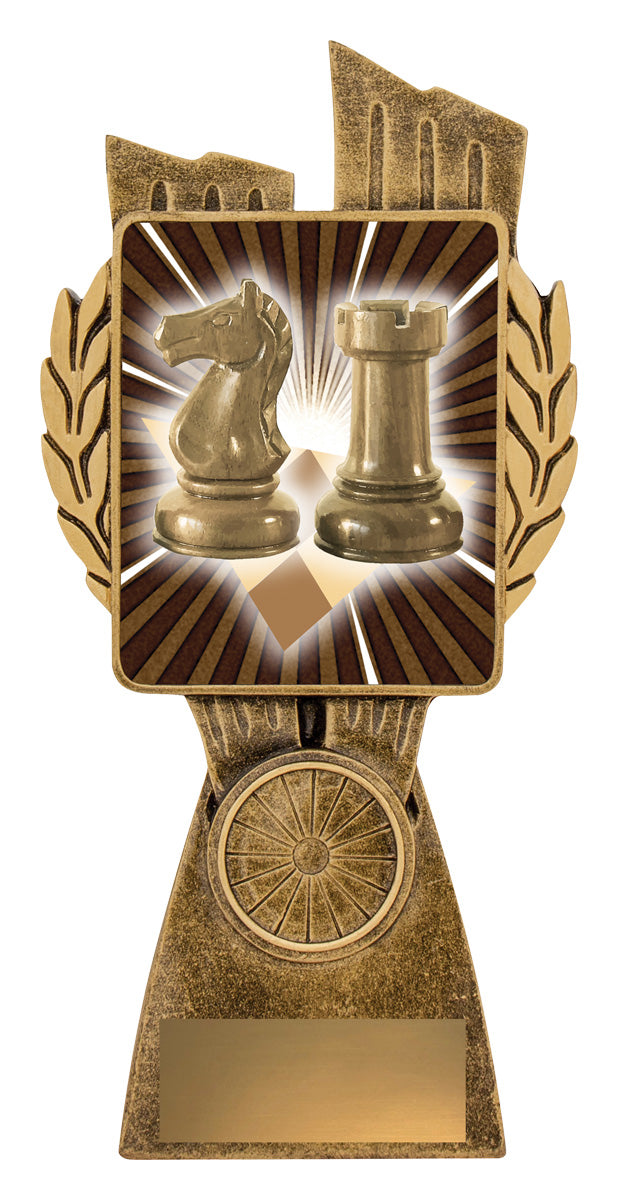 Antique Gold Lynx - Chess 175mm