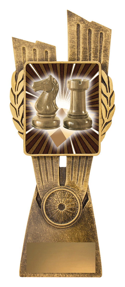 Antique Gold Lynx - Chess 210mm