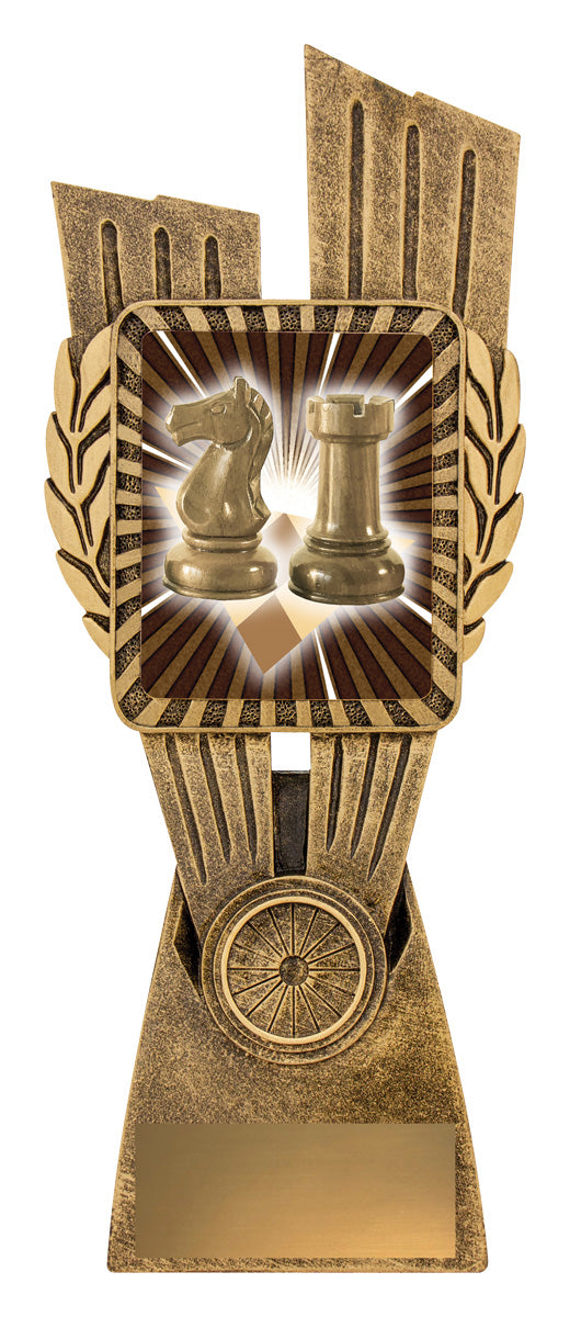 Antique Gold Lynx - Chess 245mm