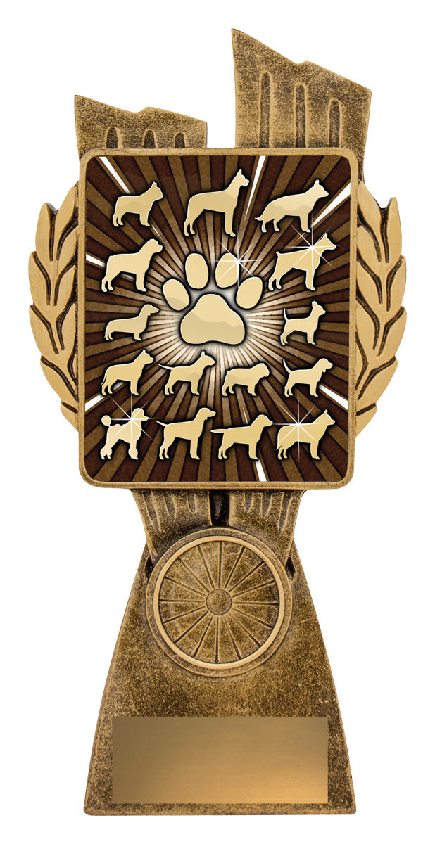 Antique Gold Lynx - Dog Various 175mm